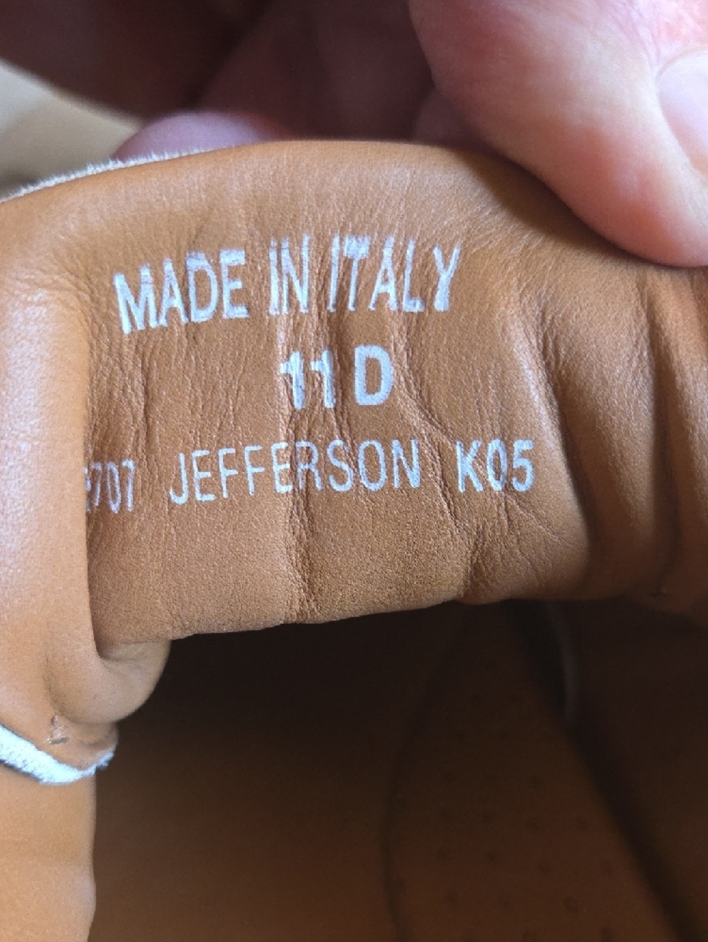 Coach Men’s Cream Suede & Leather Sneakers with Navy Stripe - Picture 5 of 8